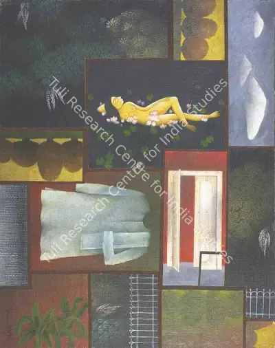 Dharmanarayan Dasgupta (Artist), Untitled, 1982, Painting