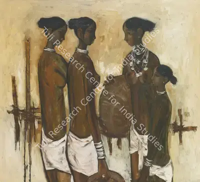 B. Prabha (Artist), Untitled, 1966, Painting