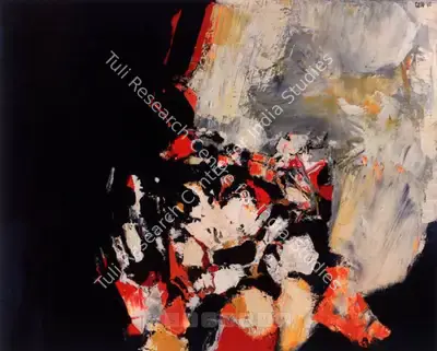 Raza, S.H. (Artist). Route De Chomerac. Oil on canvas, 1962 | Painting | FineArts | 00756052