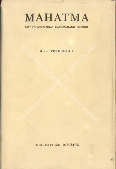 D.G. Tendulkar (Author), Mahatma, 1961, Authored Book