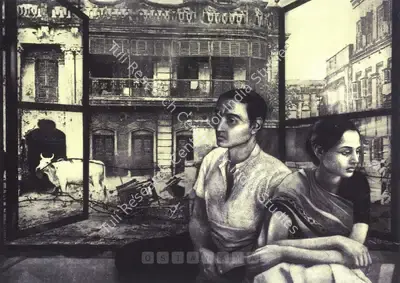 Sud, Anupam (Artist). Anupam Sud - Retrospective. New Delhi: Palette Art Gallery, 2007 | Solo Exhibition Invitation | FineArts | 00859742