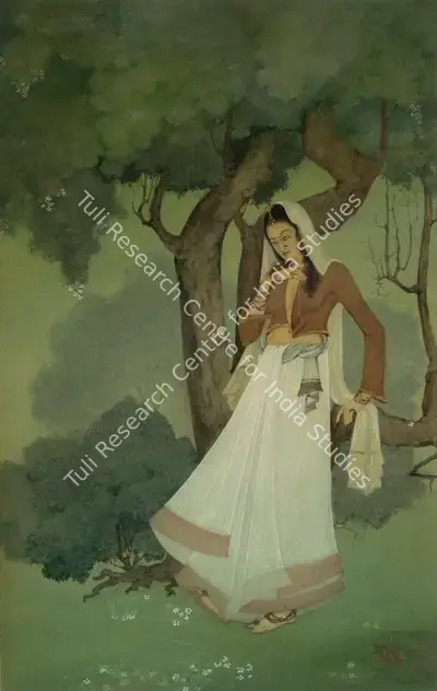 Kshitindranath Majumdar (Artist), Untitled, 1949, Painting