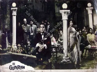 B.R. Chopra (Producer), Gumrah, 1963, Lobby Card