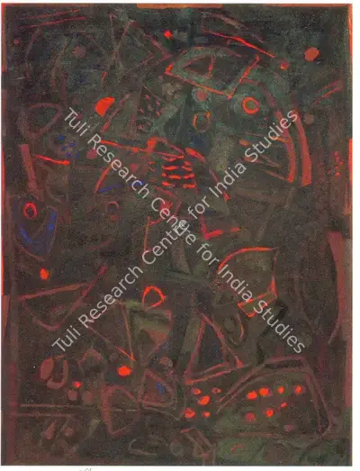 Achutan Kudallur (Artist), Untitled, 1996, Painting