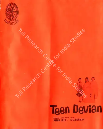 Amar Jeet (Producer), Teen Devian, 1965, Song-Synopsis Booklet