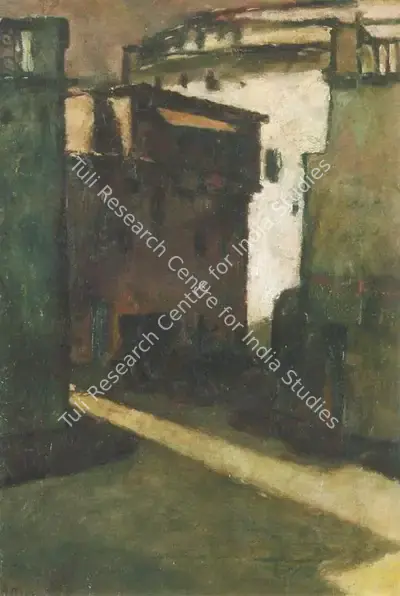Badri Nath Arya (Artist), Gharonde, 1980, Painting