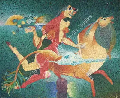 C.D. Mistry (Artist), Force & Fantasy - 1, Painting