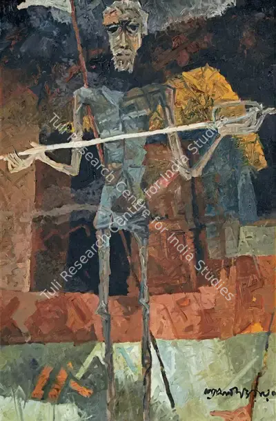 Ray, Shyamal Dutta (Artist). Untitled, 1992 | Painting, AG.Onl/21.06.24, 2024 · Asta Guru