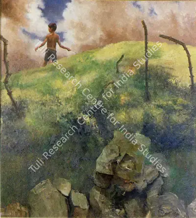 Bhattacharjee, Bikash (Artist). Vijay, n.d. | Painting, So.Bom/26.03.89
