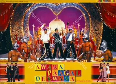 Firoz A. Nadiadwala (Producer), Awara Paagal Deewana, 2002, Lobby Card