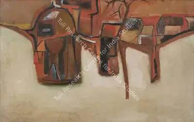 S.K. Bakre (Artist), Untitled, 1964, Painting