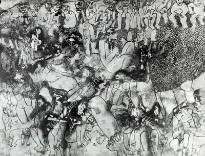 D. Venkatapathy (Artist), Around the goblin, Painting