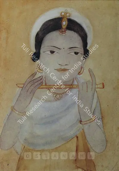 Sunayani Devi (Artist), Krishna, Painting