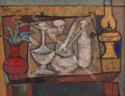 Bhatt, Jyoti (Artist). Untitled, n.d. | Painting, Sa.Onl/12.03.21, 2021 · Saffronart