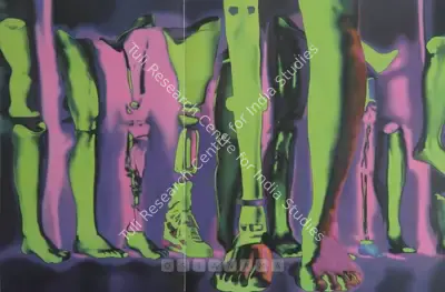 T.V. Santhosh (Artist), Across An Unresolved Story II, 2005, Painting