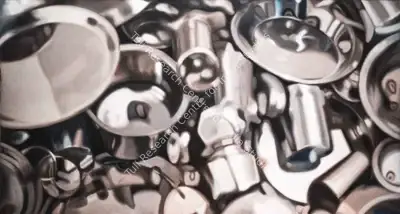 Subodh Gupta (Artist), Idol Thief - 2, 2006, Painting