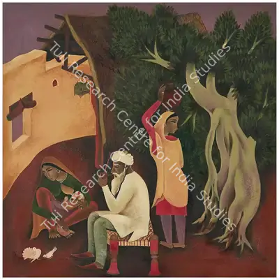 A.A. Raiba (Artist), Untitled, Painting