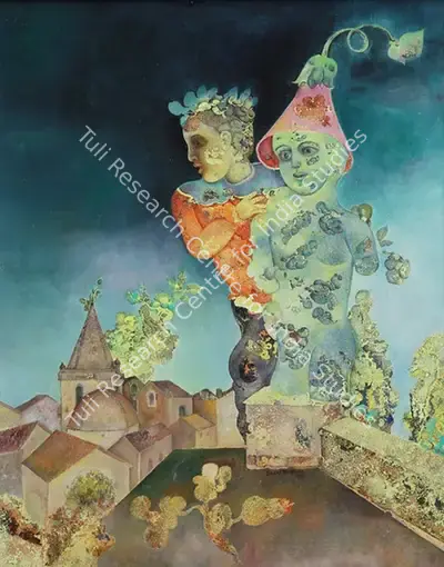 Sakti Burman (Artist), Untitled, 1975, Painting