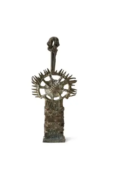 S.K. Bakre (Artist), Sundial, 1951, Sculpture