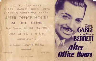 Bernard H. Hyman (Producer), After Office Hours, 1935, Handbill