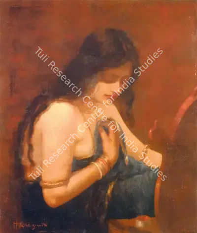 Hemendranath Mazumdar (Artist), Memory (Or Recollection), Painting