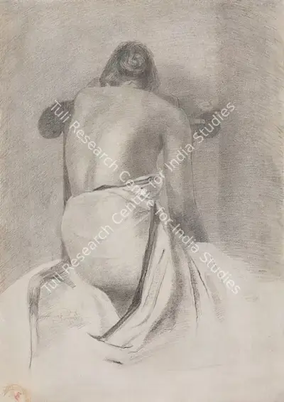 Hemendranath Mazumdar (Artist), Untitled, Drawing