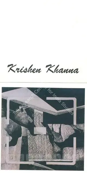 Krishen Khanna (Artist), Krishen Khanna, 1990, Solo Exhibition Invitation