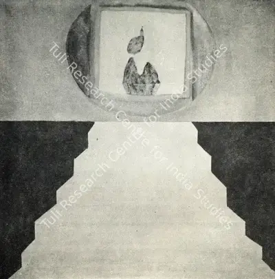 J. Swaminathan (Artist), The Last Step, 1967, Painting
