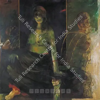 Das, Sunil (Artist). Woman Series, 1999 | Painting, Os.Mum/30.06.09, 2009 · Osian's