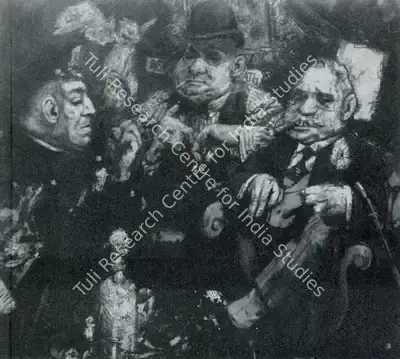 Jack Levine (Artist), The Feast of Pure Reason, 1937, Painting