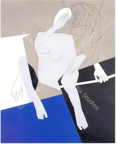 Mehta, Tyeb (Artist). Untitled, n.d. | Painting, So.NeY/05.12.00