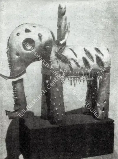 S. Paramsivam (Artist), Elephant, 1974, Sculpture