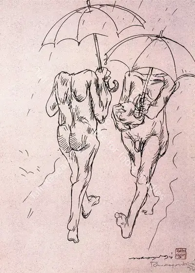 A. Ramachandran (Artist), Untitled, 1976, Drawing