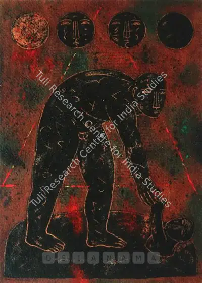 Baiju Parthan (Artist), Sublimation, 1994, Painting