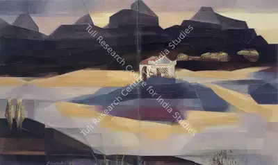 Sabavala, Jehangir (Artist). The Pavilion. Oil on Canvas, 2000 | The Crucible of Painting | Painting | FineArts | 00182435
