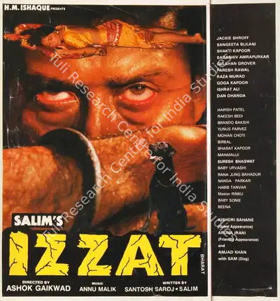 Salim (Producer), Izzat, 1991, Song-Synopsis Booklet
