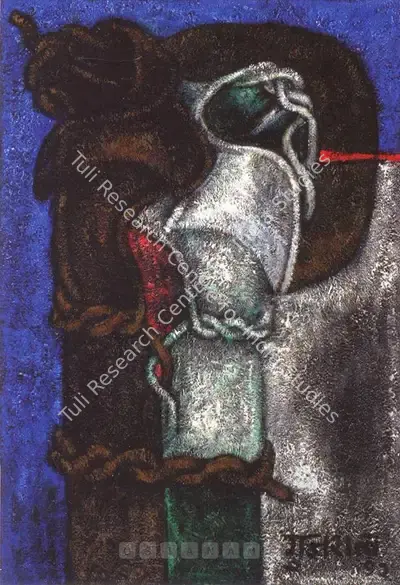 Satish Gujral (Artist), Untitled (Bondages), 1992, Painting