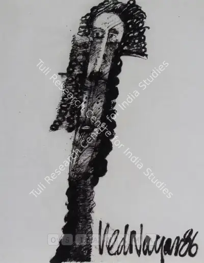 Ved Nayar (Artist), Untitled, 1986, Drawing