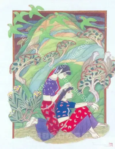 A. Ramachandran (Artist), Tutinama II, 1999, Painting