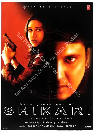 Kishan G. Kishnani (Producer), Shikari, 2000, Full Sheet Poster