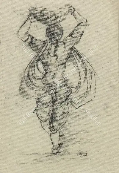 Seema Kohli (Artist), Untitled (Woman Figure), Painting