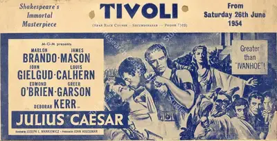 Joseph L. Mankiewicz (Director), Julius Caesar, 1953, Handbill