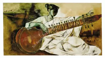 B. Vithal (Artist), Sur Bahar, 1976, Painting