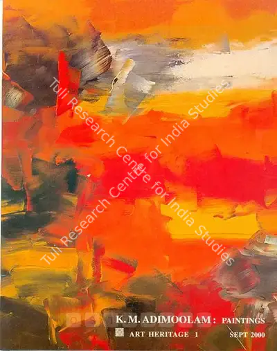 K.M. Adimoolam (Artist), K. M. Adimoolam, 2000, Solo Exhibition Catalogue