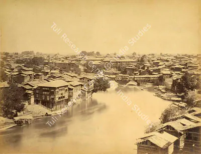 Unknown (Photographer), Dal lake, Kashmir, Antiquarian Photograph