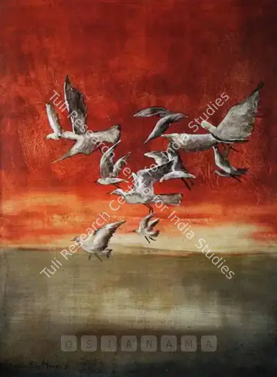 Anjolie Ela Menon (Artist), Untitled, 1981, Painting