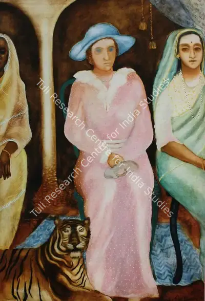 Anjolie Ela Menon (Artist), Untitled, 1990, Painting