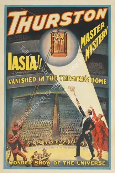 Thurston (Magician), Thurston. Master Mystery. Iasia!!, Magic Publicity Art & Memorabilia