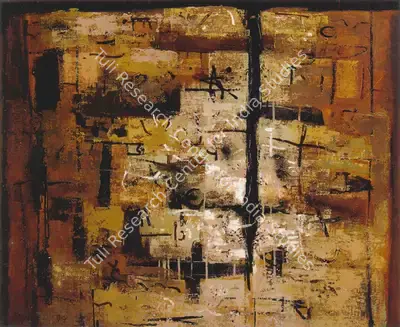 Sunil De (Artist), Wall 24, 1999, Painting