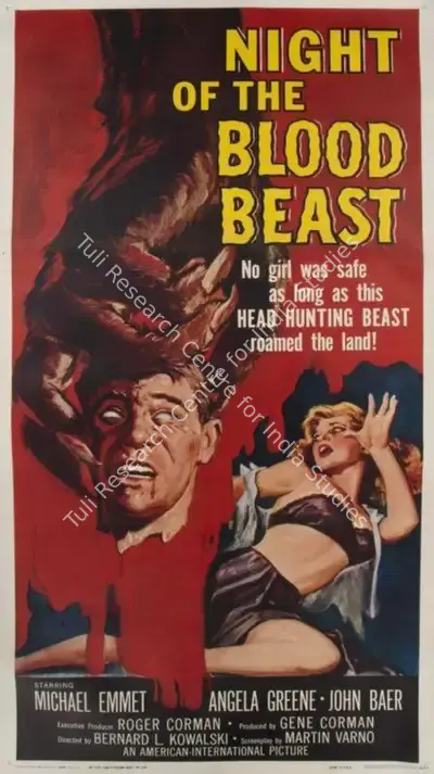 Gene Corman (Producer), Night of the Blood Beast, 1958, Poster